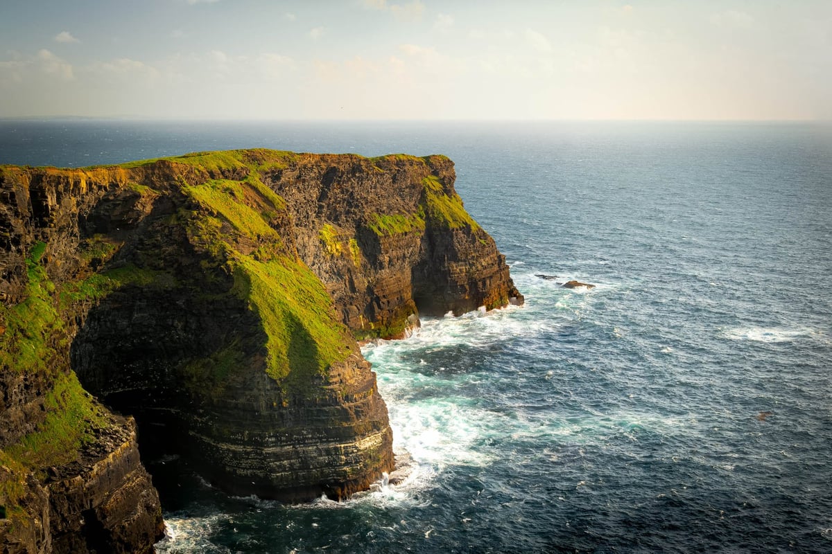 Cliffs of Moher imposante kliffen zonsondergang Ierland