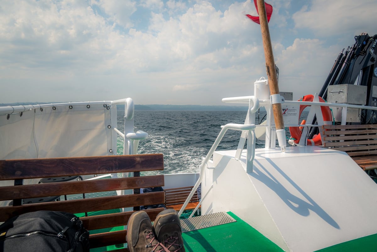 Veerboot naar Christiansø vanuit Gudhjem