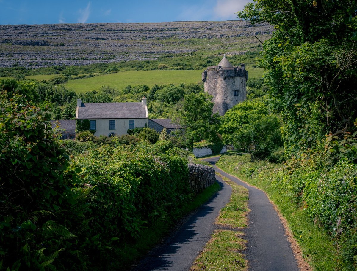 Newtown Castle Burren Ballyvaughan wandeling Ierland