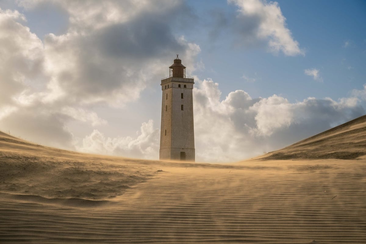 Rubjerg Knude vuurtoren Denemarken