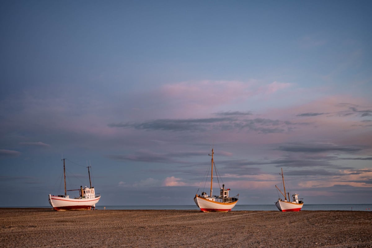 Zonsopkomst Slettestrand Denemarken