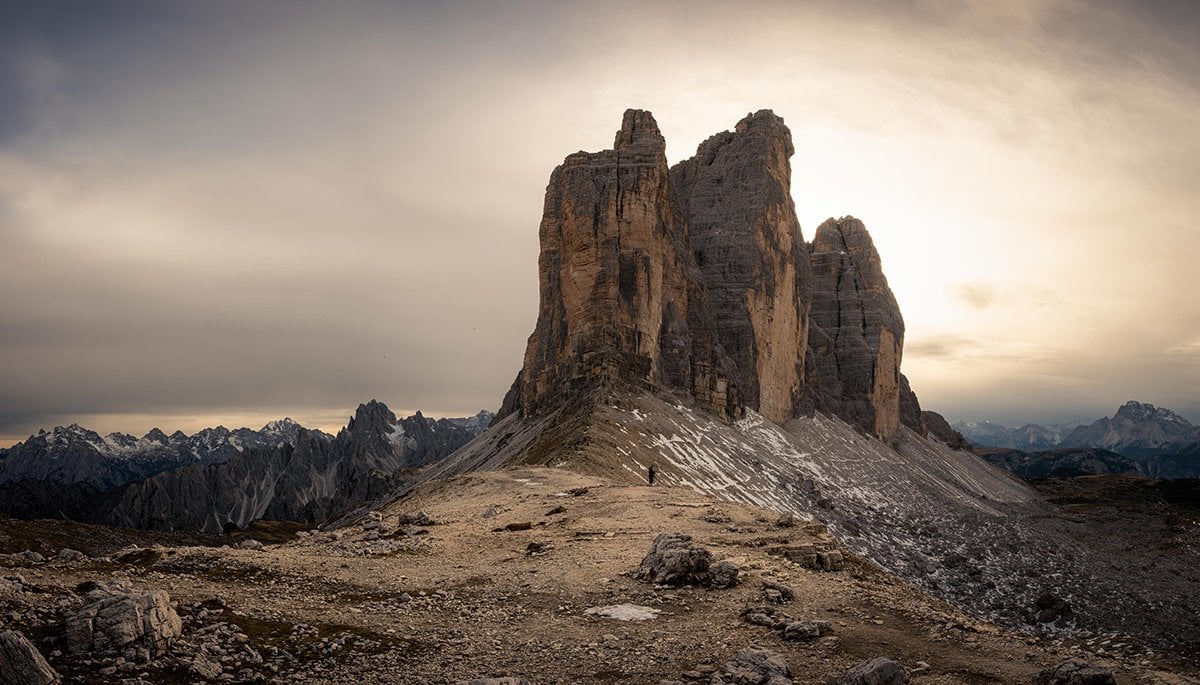 Tre Cime di Lavaredo iconische locatie in de Dolomieten