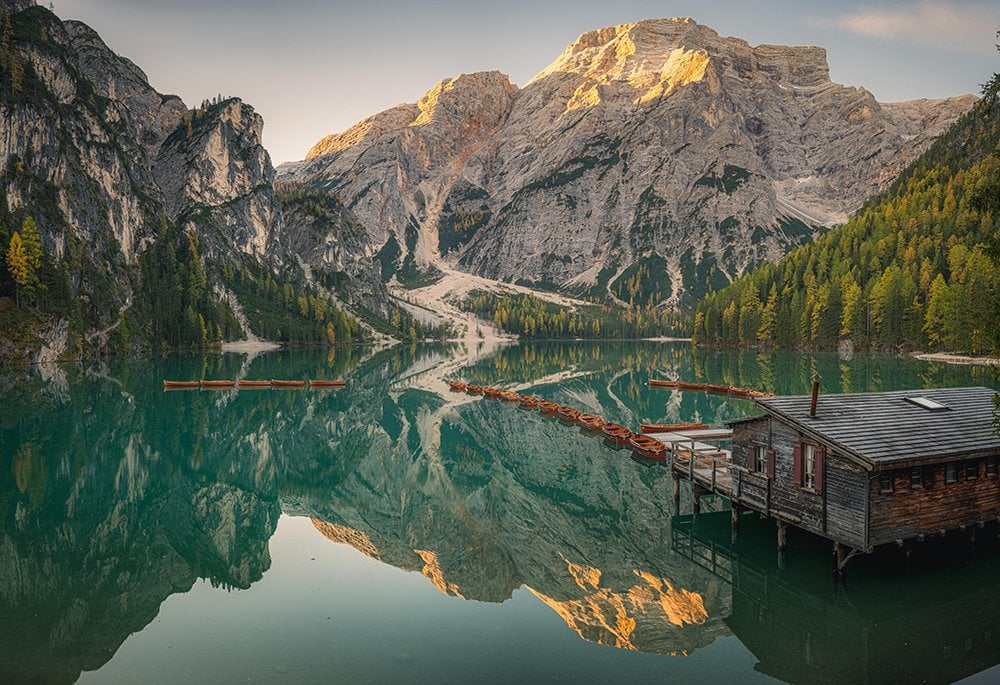 Lago di Braies - Prager Wildsee, een zeer populaire locatie in de Dolomieten