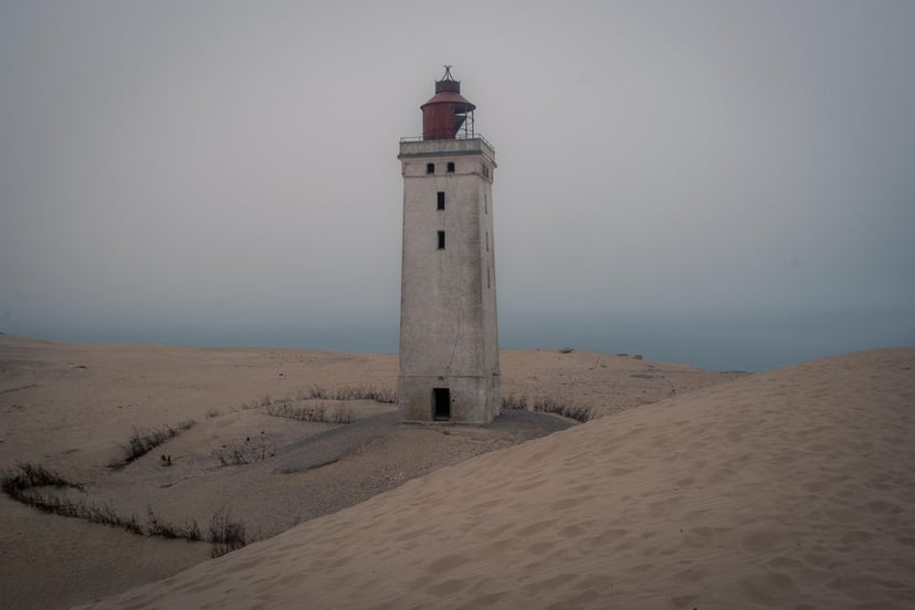 Rubjerg Knude vuurtoren mist mysterieuze sfeer