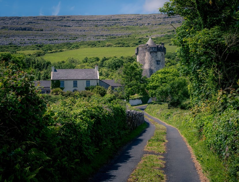 Newtown Castle Burren wandeling Ballyvaughan