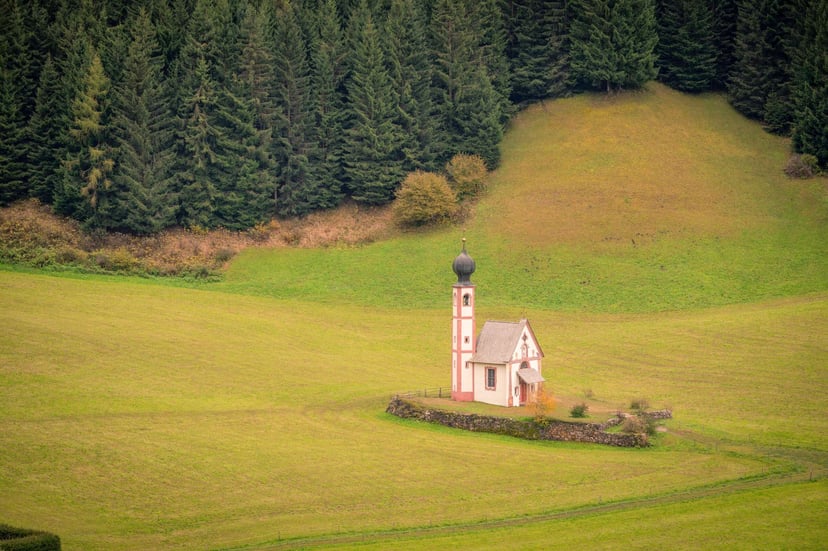 Berglandschap Dolomieten Odle groep