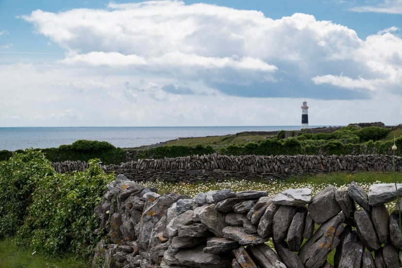 Inisheer kustlijn rotsen Atlantische Oceaan