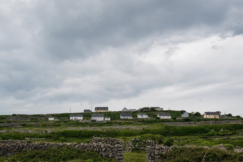 Inisheer landschap panorama eiland