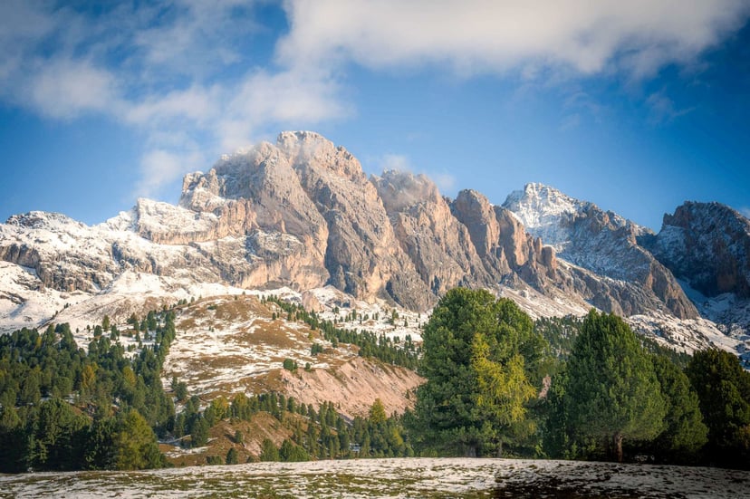 Bergpad Seceda herfstkleuren