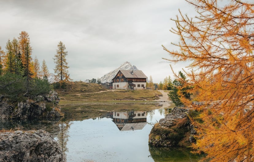 Herfst in de Dolomieten