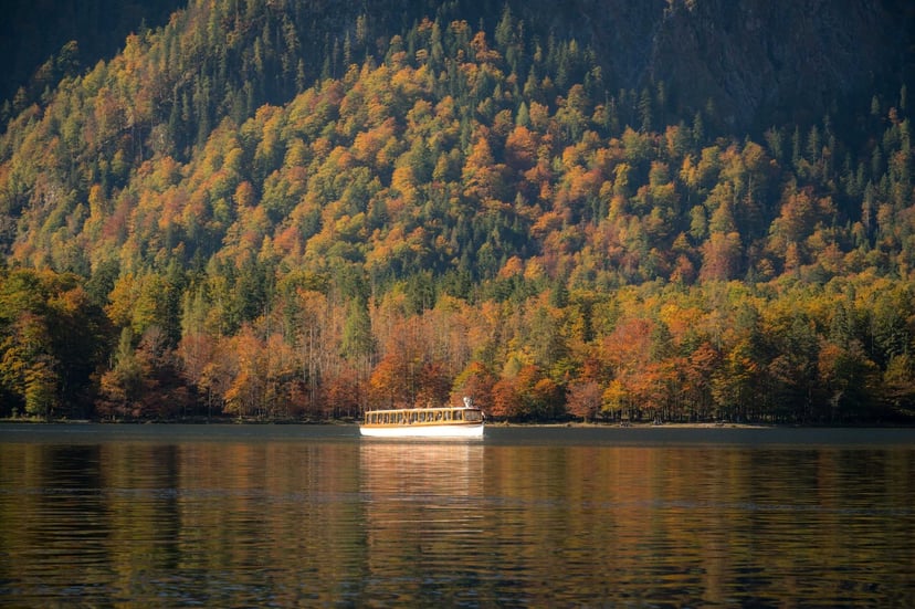 Königssee kliffen water reflectie