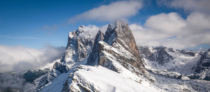 Seceda Fermeda Towers panorama Dolomieten