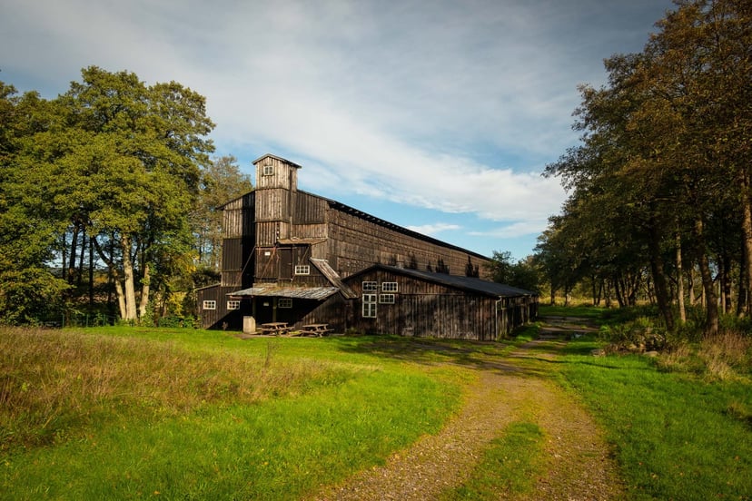 Klostermølle omgeving wandelpaden natuur