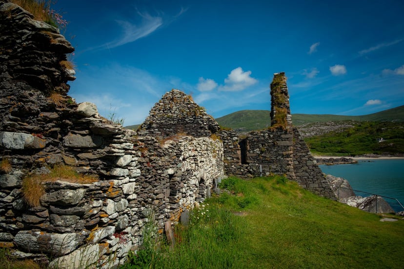 Abbey Island kerkhof Keltische kruisen