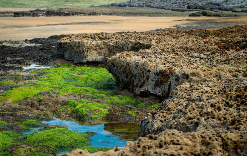 Fanore Beach stenen zand patronen fotografie