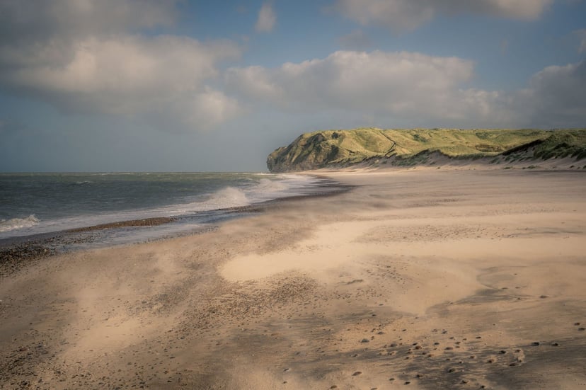Zandstrand Noord-Jutland