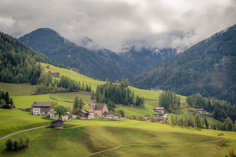 Dolomieten berglandschap