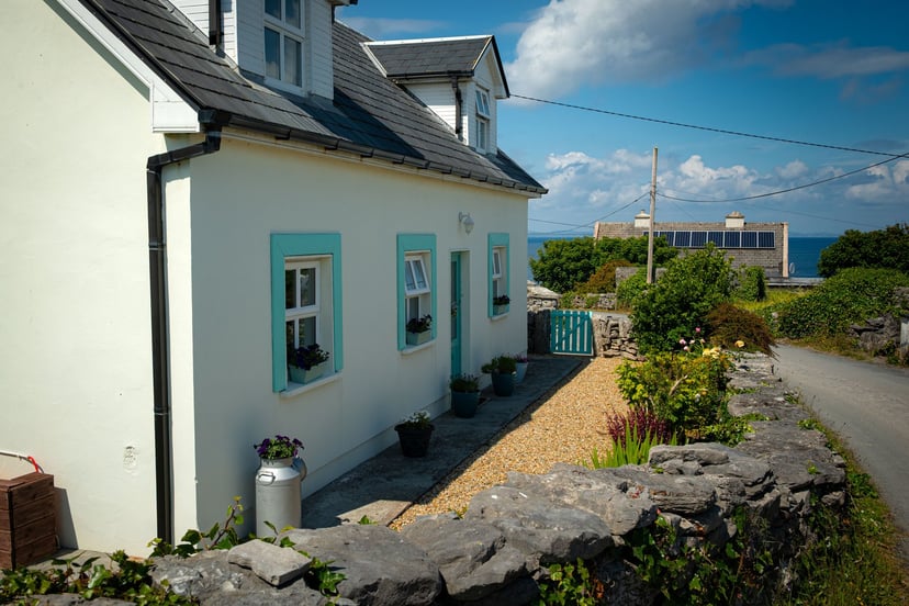 Inisheer landschap stenen muren groen